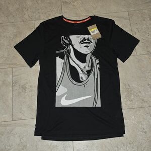 Nike Running Black Graphic Men's Shirt
